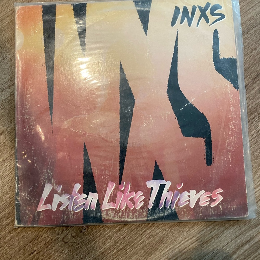 INXS Listen Like Thieves vintage Vinyl Record Depeche Mode the cure morrissey
